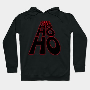 USE THE - HO HO HO - Black & red version Hoodie